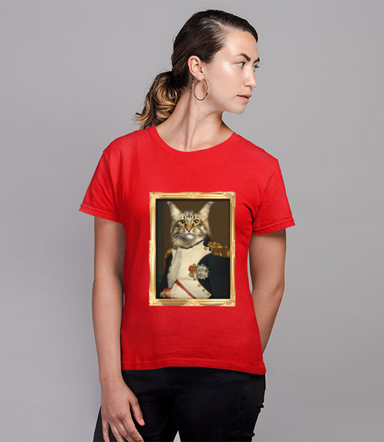 Napoleon kotaparte koszulka z nadrukiem milosnicy kotow kobieta jipi pl 1525 78