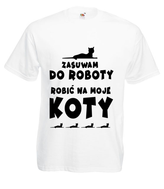 Ktos na koty musi robic koszulka z nadrukiem milosnicy kotow mezczyzna jipi pl 1531 2