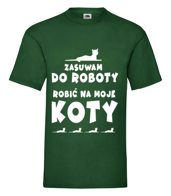 Ktos na koty musi robic koszulka z nadrukiem milosnicy kotow mezczyzna jipi pl 1532 188