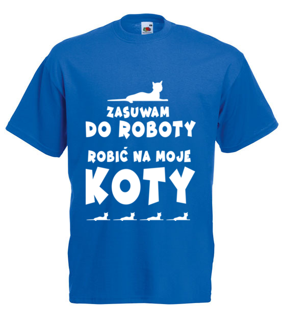Ktos na koty musi robic koszulka z nadrukiem milosnicy kotow mezczyzna jipi pl 1532 5