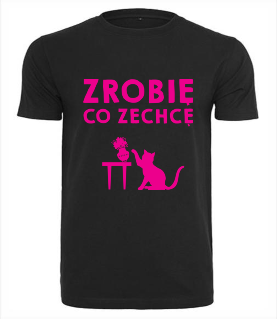 Nie mow mi co mam robic koszulka z nadrukiem milosnicy kotow mezczyzna jipi pl 1533 1