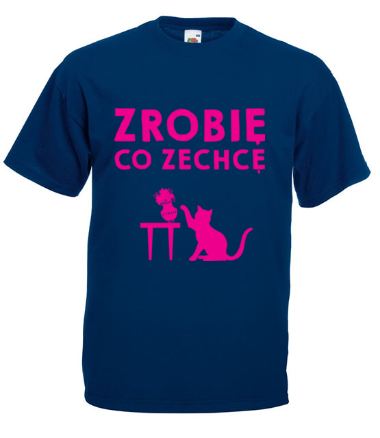 Nie mow mi co mam robic koszulka z nadrukiem milosnicy kotow mezczyzna jipi pl 1533 3