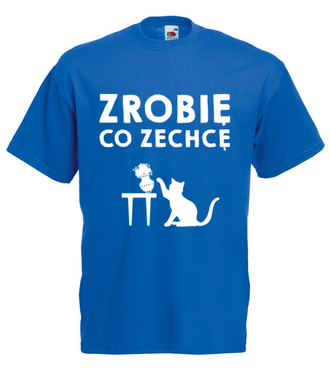 Nie mów mi co mam robić - Koszulka z nadrukiem - Miłośnicy kotów - Męska