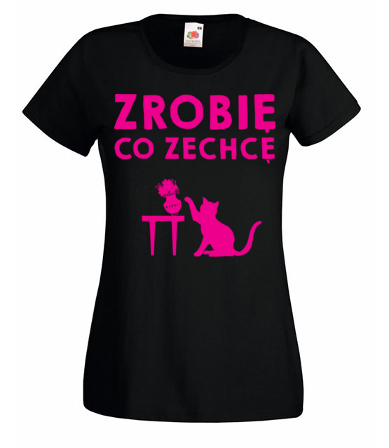 Nie mow mi co mam robic koszulka z nadrukiem milosnicy kotow kobieta jipi pl 1533 59