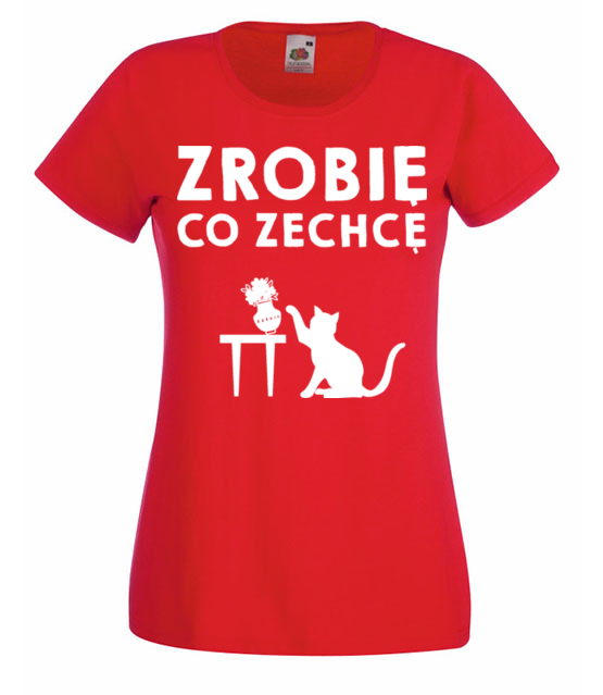 Nie mow mi co mam robic koszulka z nadrukiem milosnicy kotow kobieta jipi pl 1534 60