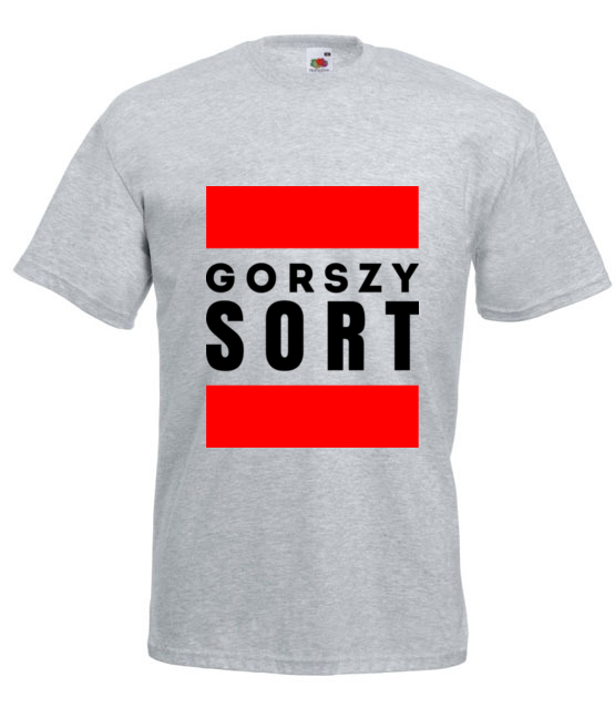 Gorszy sort koszulka z nadrukiem polityczne mezczyzna jipi pl 1537 6