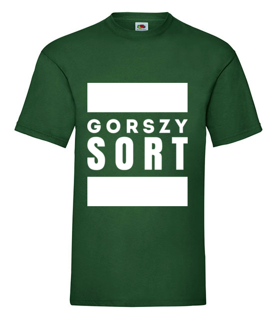 Gorszy sort koszulka z nadrukiem polityczne mezczyzna jipi pl 1539 188