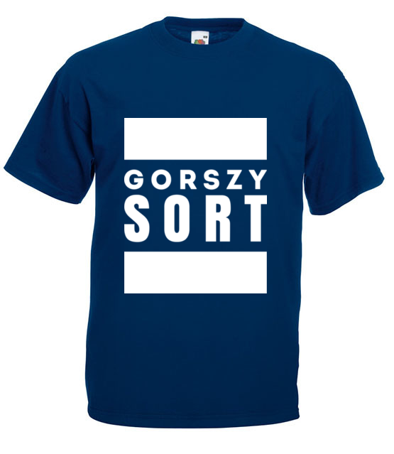Gorszy sort koszulka z nadrukiem polityczne mezczyzna jipi pl 1539 3