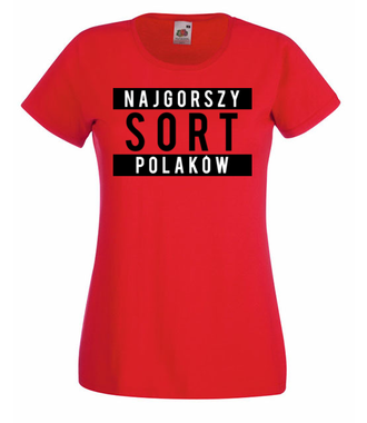 Tak się własnie czuję - Koszulka z nadrukiem - Polityczne - Damska