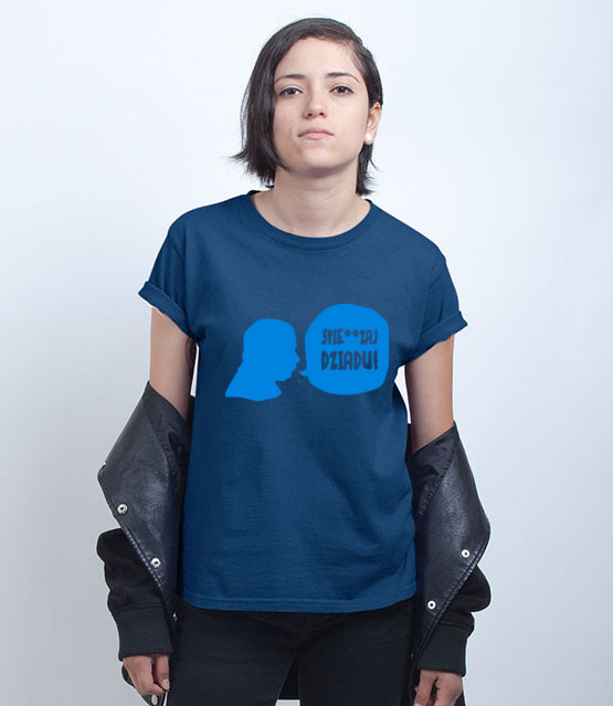 Polityczna koszulka zaczepna koszulka z nadrukiem polityczne kobieta jipi pl 1553 74