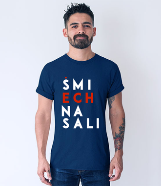 Śmiech na sali - Koszulka z nadrukiem - Polityczne - Męska