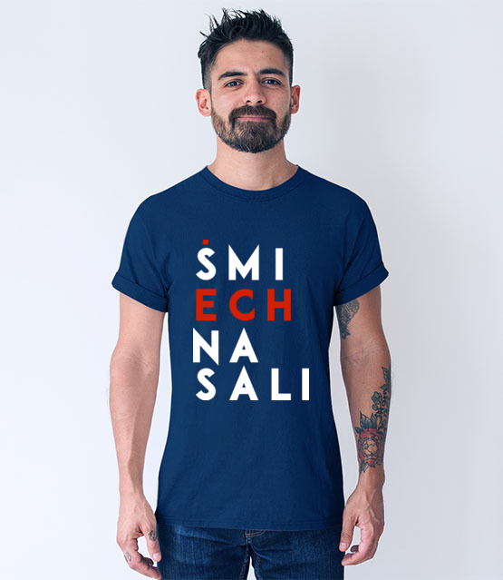 Smiech na sali koszulka z nadrukiem polityczne mezczyzna jipi pl 1556 56