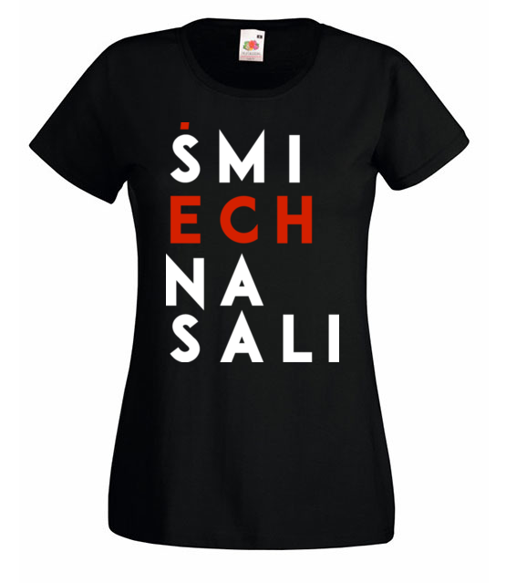 Smiech na sali koszulka z nadrukiem polityczne kobieta jipi pl 1556 59