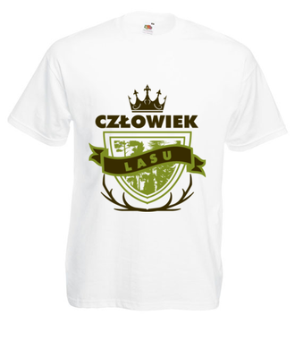 Człowiek lasu - Koszulka z nadrukiem - Praca - Męska