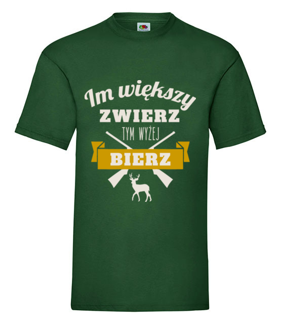 Im wiekszy zwierz koszulka z nadrukiem praca mezczyzna jipi pl 1566 188