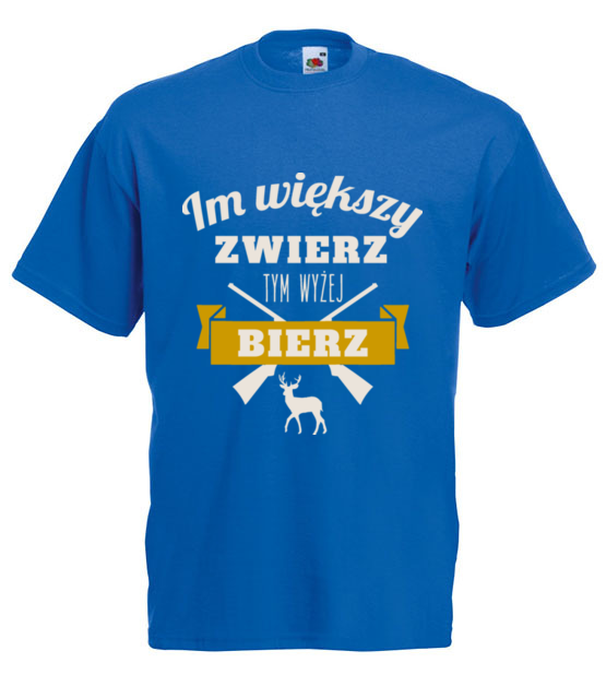 Im wiekszy zwierz koszulka z nadrukiem praca mezczyzna jipi pl 1566 5