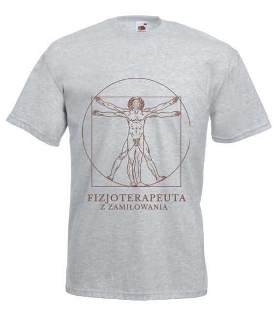 Fizjoterapeuta z zamilowania koszulka z nadrukiem praca mezczyzna jipi pl 1567 6