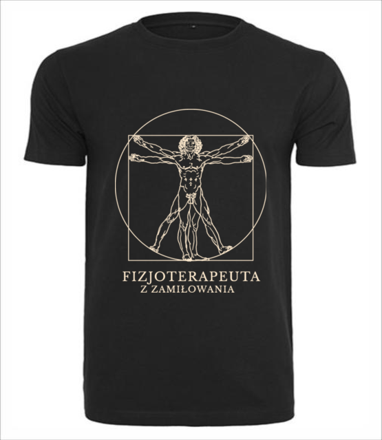 Fizjoterapeuta z zamilowania koszulka z nadrukiem praca mezczyzna jipi pl 1568 1