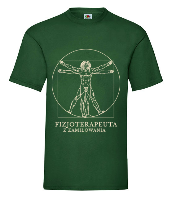 Fizjoterapeuta z zamilowania koszulka z nadrukiem praca mezczyzna jipi pl 1568 188