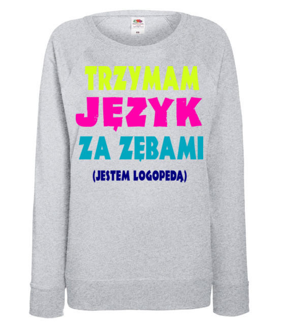 Jezyk za zebami bluza z nadrukiem praca kobieta jipi pl 1569 118