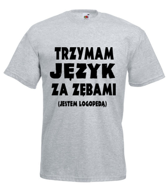 Do pracy podchodź z lekkim luzem - Koszulka z nadrukiem - Praca - Męska