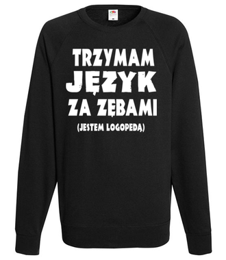 Do pracy podchodź z lekkim luzem - Bluza z nadrukiem - Praca - Męska
