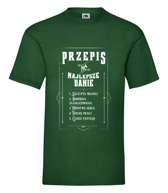 Przepis na udane zycie koszulka z nadrukiem praca mezczyzna jipi pl 1591 188