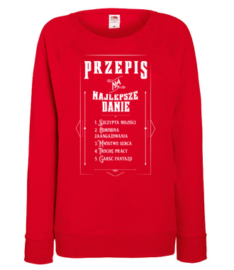 Przepis na udane życie  - Bluza z nadrukiem - Praca - Damska