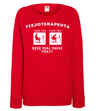 Apel do potencjalnych pacjentów - Bluza z nadrukiem - Praca - Damska