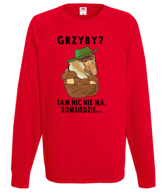 Na somsiada można liczyć - Bluza z nadrukiem - Śmieszne - Męska