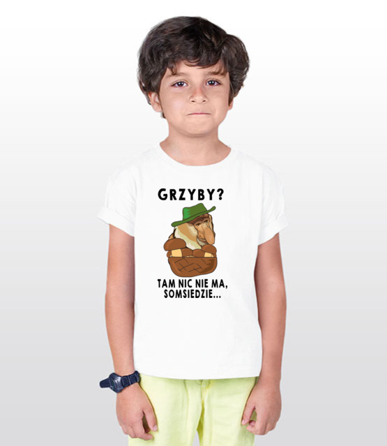 Na somsiada mozna liczyc koszulka z nadrukiem smieszne dziecko jipi pl 1602 95