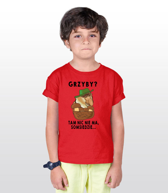 Na somsiada mozna liczyc koszulka z nadrukiem smieszne dziecko jipi pl 1602 96