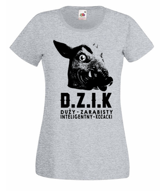 Czas pokazać znaczenie słowa „dzik” - Koszulka z nadrukiem - Śmieszne - Damska