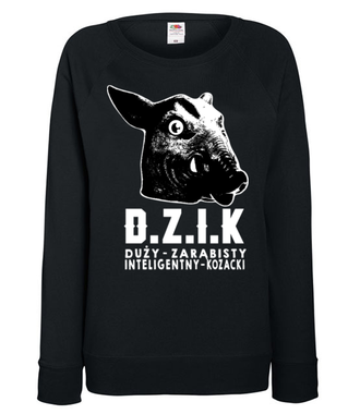 Czas pokazać znaczenie słowa „dzik” - Bluza z nadrukiem - Śmieszne - Damska