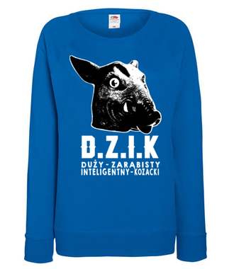 Czas pokazać znaczenie słowa „dzik” - Bluza z nadrukiem - Śmieszne - Damska