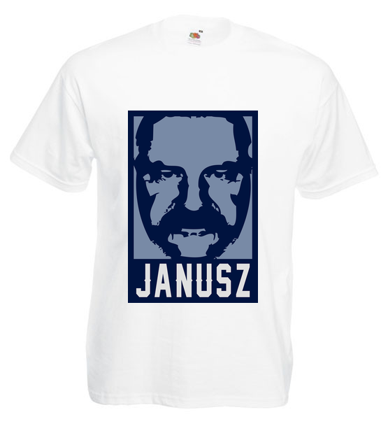 Wizerunek znanego janusza koszulka z nadrukiem smieszne mezczyzna jipi pl 1608 2