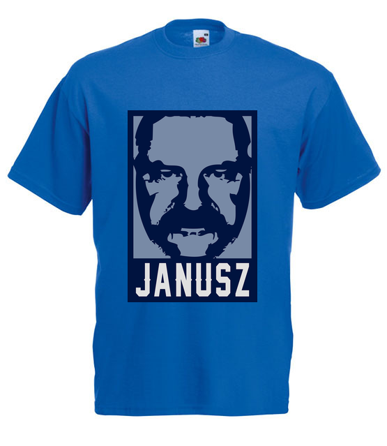 Wizerunek znanego janusza koszulka z nadrukiem smieszne mezczyzna jipi pl 1608 5