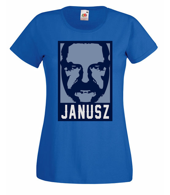 Wizerunek znanego janusza koszulka z nadrukiem smieszne kobieta jipi pl 1608 61