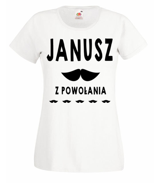 Janusz z powolania koszulka z nadrukiem smieszne kobieta jipi pl 1609 58