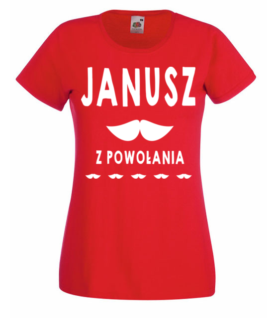 Janusz z powolania koszulka z nadrukiem smieszne kobieta jipi pl 1610 60