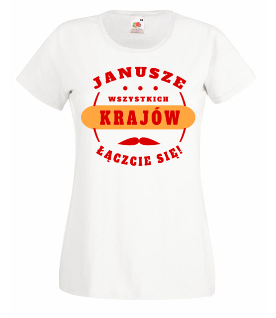 Wejdz do wspolnoty koszulka z nadrukiem smieszne kobieta jipi pl 1614 58