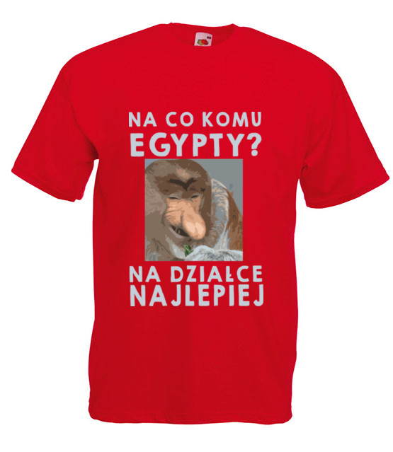 Na dzialce lepiej koszulka z nadrukiem smieszne mezczyzna jipi pl 1619 4