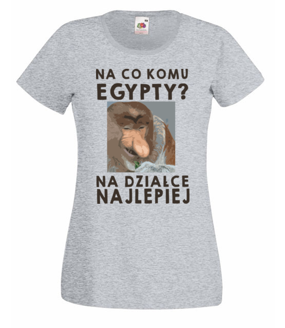 Na dzialce lepiej koszulka z nadrukiem smieszne kobieta jipi pl 1618 63