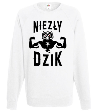 Mega dzik - Bluza z nadrukiem - Śmieszne - Męska