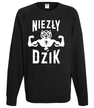 Mega dzik - Bluza z nadrukiem - Śmieszne - Męska