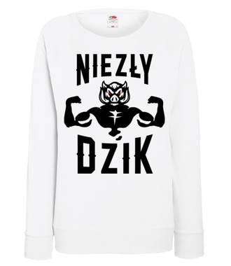 Mega dzik - Bluza z nadrukiem - Śmieszne - Damska