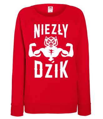 Mega dzik - Bluza z nadrukiem - Śmieszne - Damska