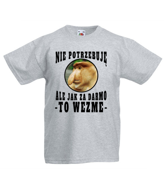 Bo janusz po prostu lubi miec duzo koszulka z nadrukiem smieszne dziecko jipi pl 1622 87