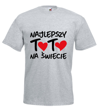 Najlepszy tata - mój tata. - Koszulka z nadrukiem - Dla Taty - Męska