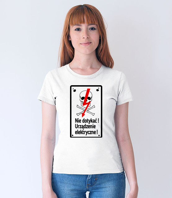 Znana tabliczka koszulka z nadrukiem praca kobieta jipi pl 1629 65